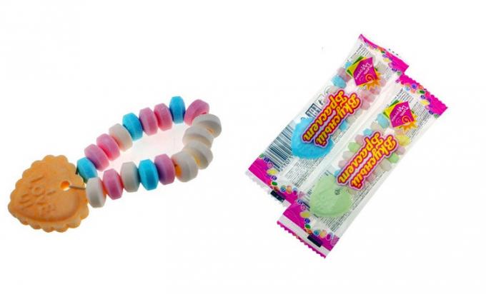 A forma engraçada 22 G 50 do bracelete dos doces comprimidos coloridos da glicose remenda 8 frascos