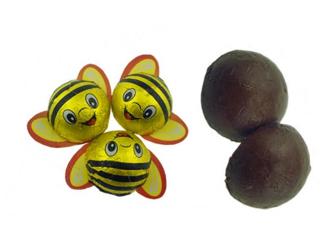 7,5 doces dados forma abelha dados forma animais interessantes dos chocolates de G para o supermercado