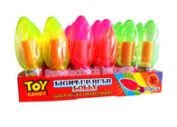 Kids Light Up Candy Confectionery Bulb Shape Lollipop Strawberry Flavor