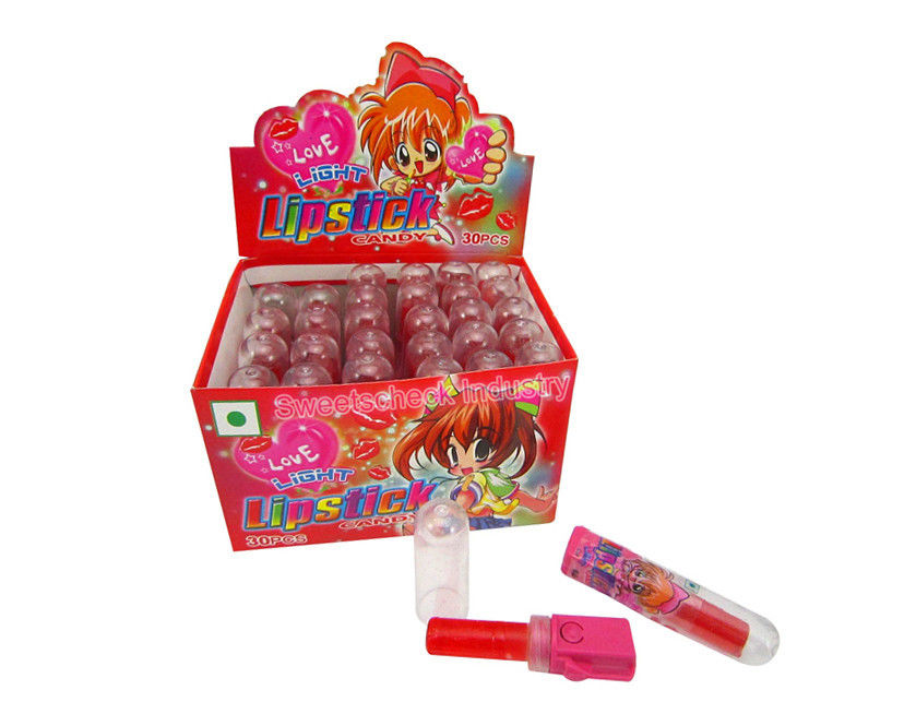 Luminous Shining Light Up Candy Lollipop Shape Fruit Flavor For Children